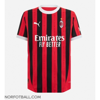 Billige Fotballdrakt AC Milan Replika Hjemmedrakt 2024-25 Kortermet
